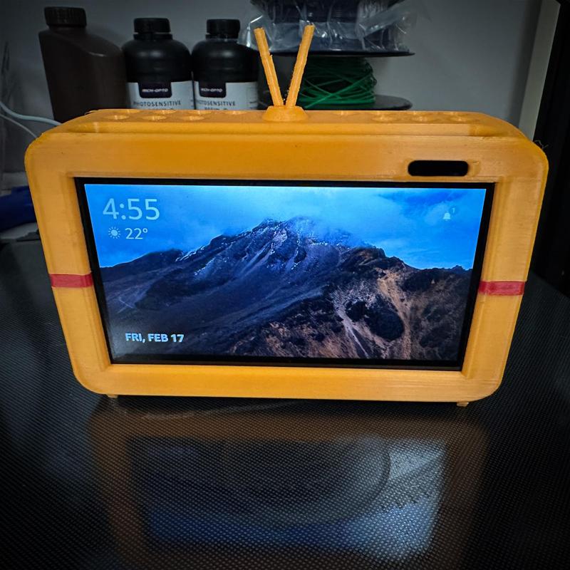 Vintage Retro TV Cover for Echo Show 5 2nd generation