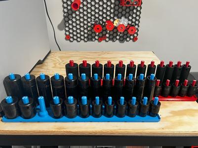 Gridfinity Metric & SAE Socket -1/2", Std & Deep