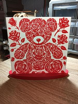 A Rose Teddy Bear Deco/Lamp the perfect Valentine’s Day gift