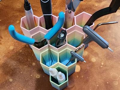 Hex Desktop Tool Holder
