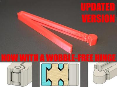 Print-in-Place Bag Clip (Parametric)