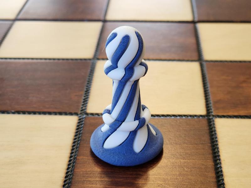 Imposible Passthrough Chess Pawn