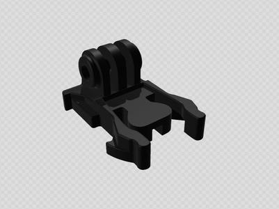 Fixation pour GoPro – Modèle 3D Imprimable