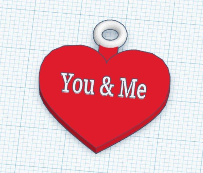 Cute Heart Charm