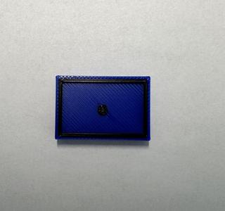 Militärisches Symbol Artillerie Blau (ohne Einheitsgröße)