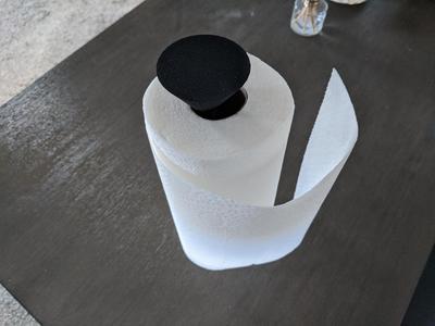 Upright Paper Towel Holder