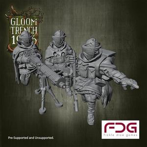 28mm British Empire Medium Machine Gun - Gloom Trench 1926