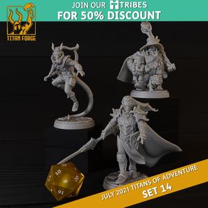RPG - DnD Hero Characters - Titans of Adventure Set 14