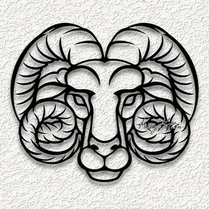 zodiac aries wall art astrological home decor