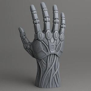 Cybernetic Hand Sculpture   