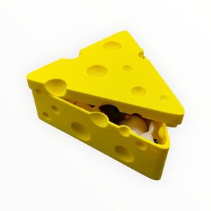 Swiss Cheese Slice Container 