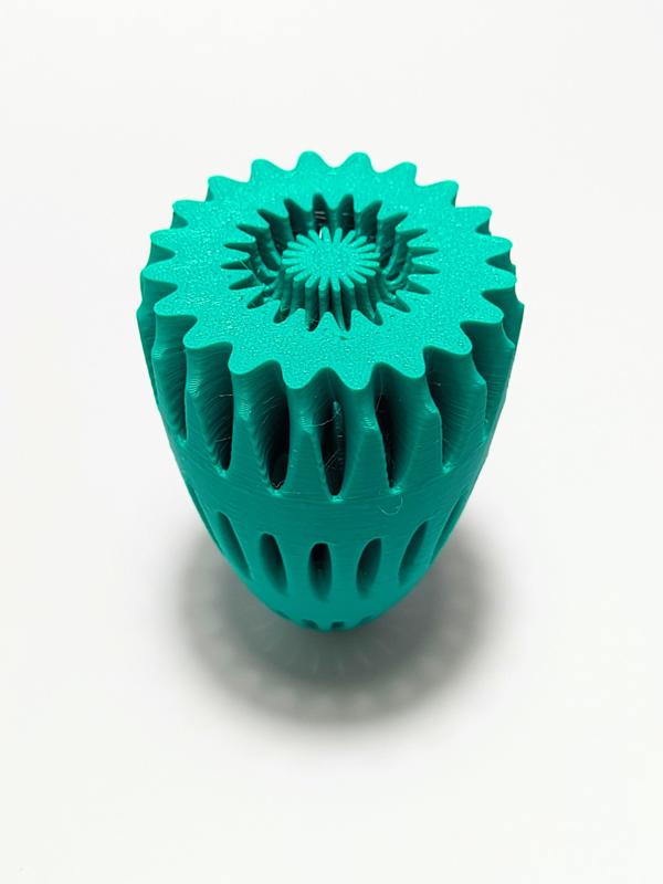 Stretched Cylindrical Gyroid Structure 