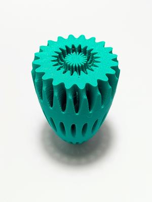 Stretched Cylindrical Gyroid Structure 