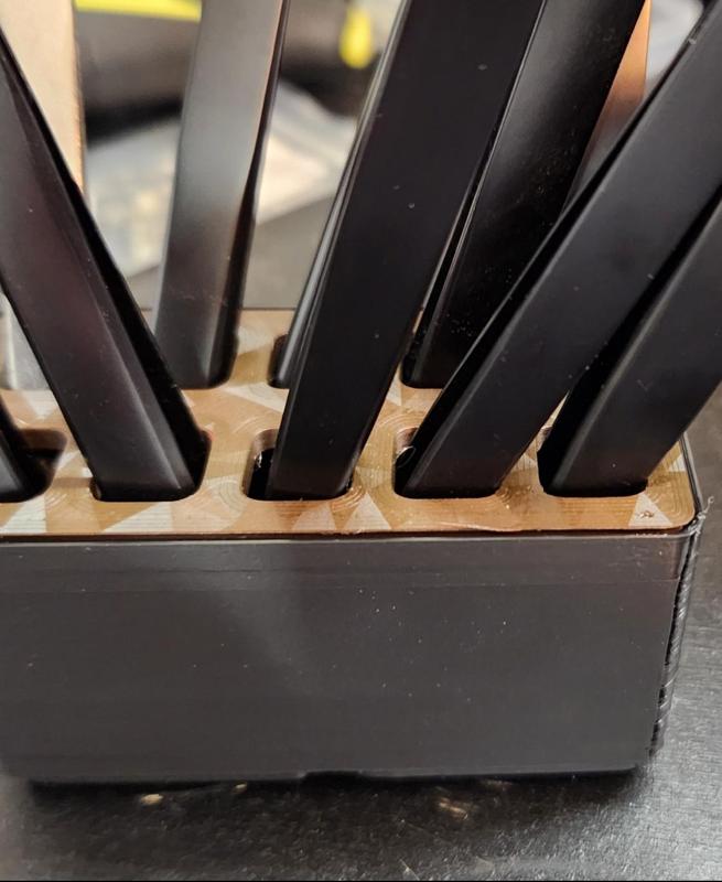 Gridfinity 1x2 Tweezer Holder Bin Cover