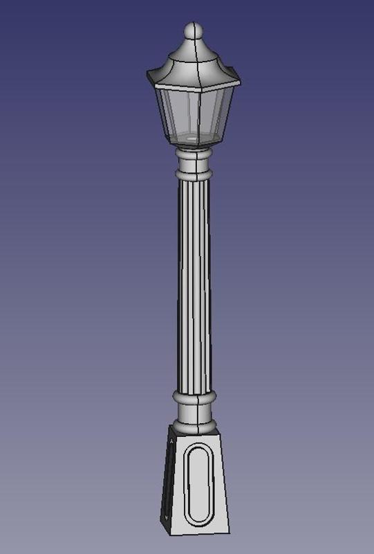 Model Streetlamp for H0 - 1:87