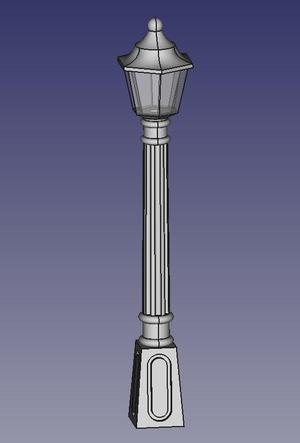 Model Streetlamp for H0 - 1:87