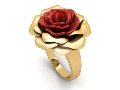 The Gold Rose Ring