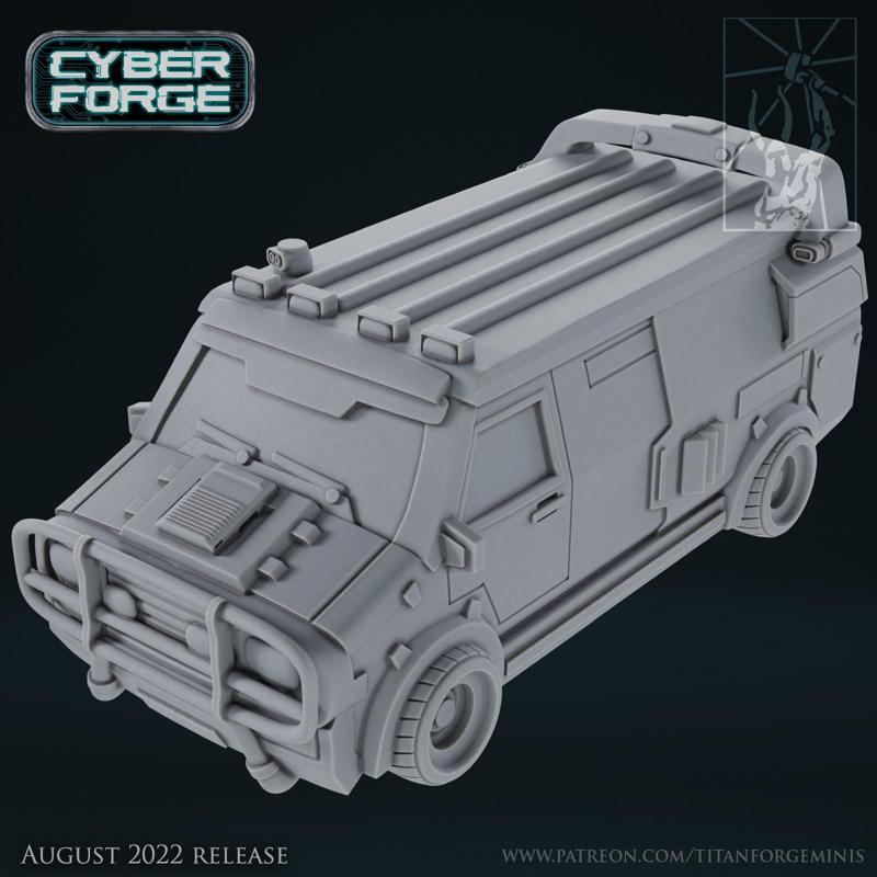Cyber Forge B Team Omega Van
