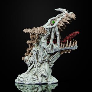 Undead Dragon head (Pre-Supported)