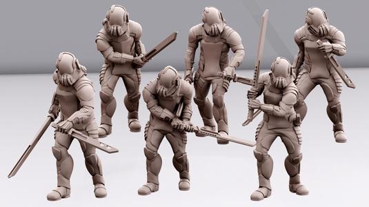 Ska'Darar Space Mercenaries - Assault Team