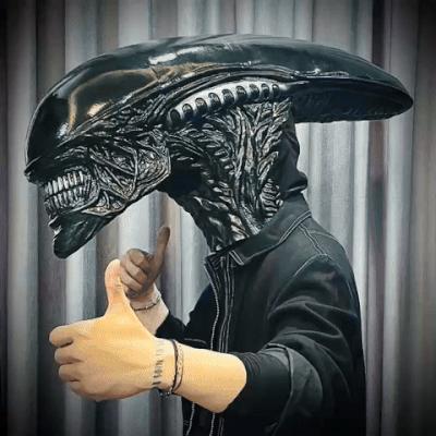 Alien Xenomorph Head Decor Wearable Cosplay