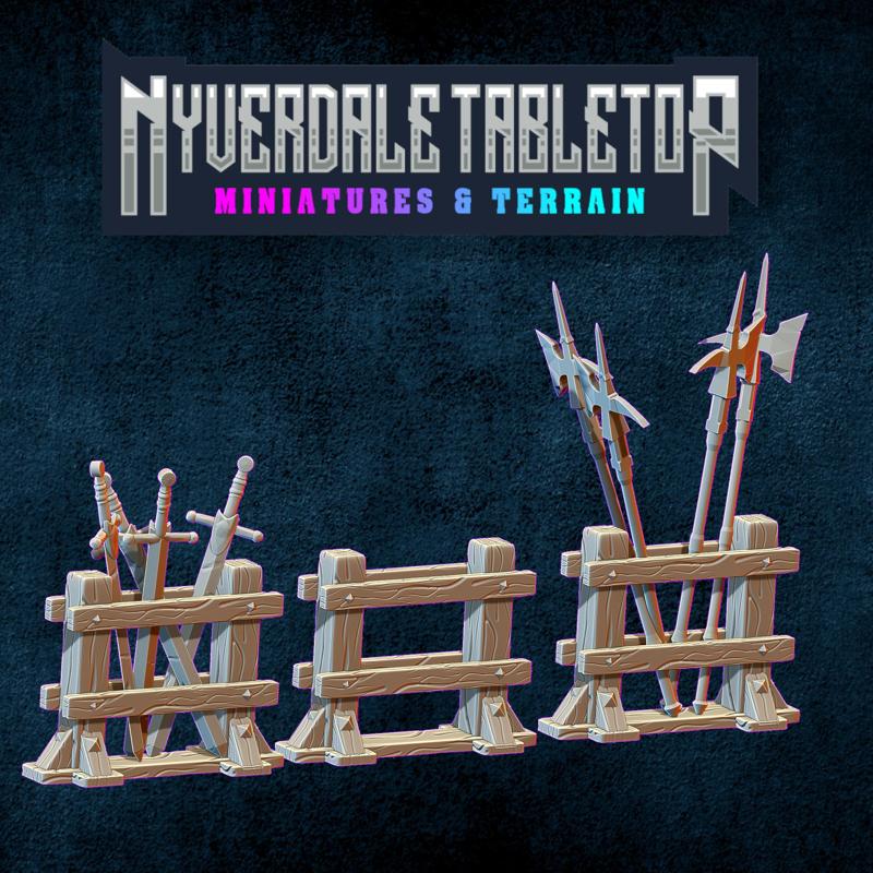 Weapon Racks Scatter Terrain