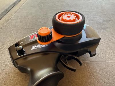 Thumb steer for Traxxas remote - dually style