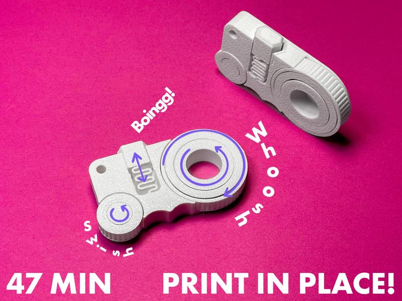 Fidget Sileent! Print in Place - 47 min