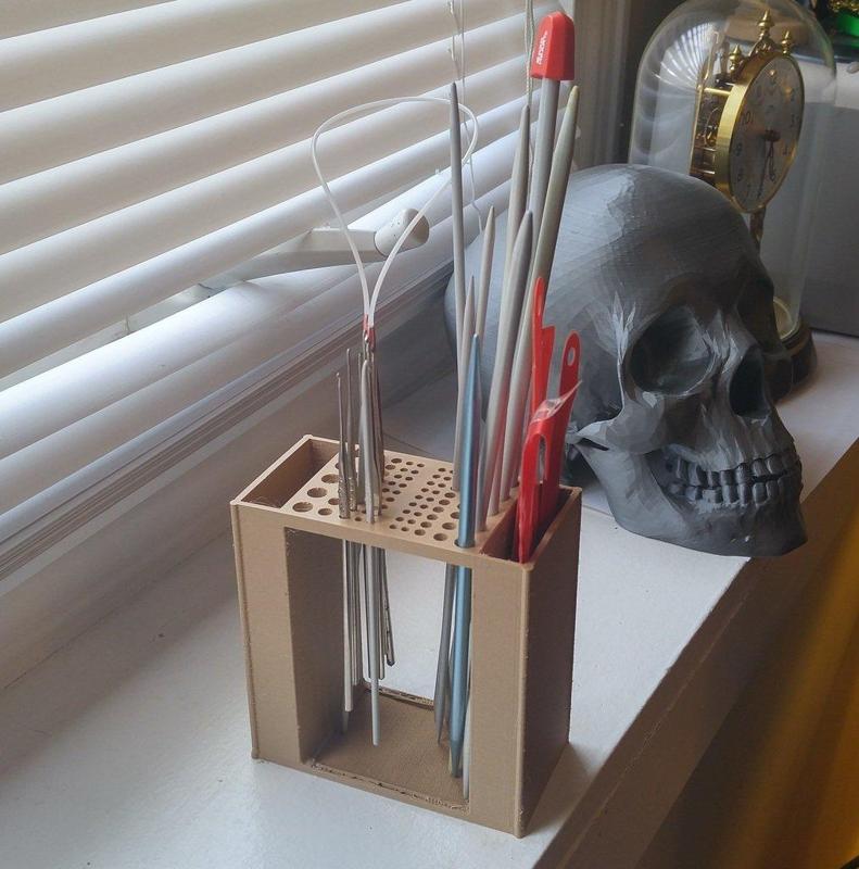 Knitting Needle & Crochet Hook Organizer