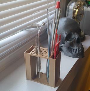 Knitting Needle & Crochet Hook Organizer