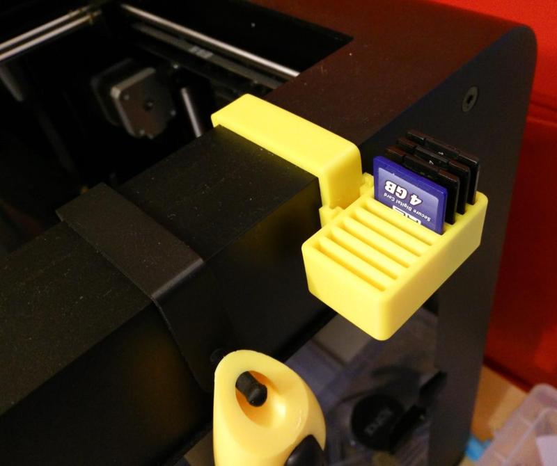 SD card holder for Zortrax M 200