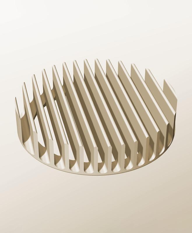 ARR96-20 Slotted Rack With Louvers - Slotted Dry Rack