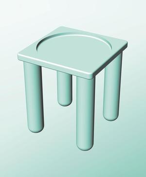 SS162-205Q Stand or Base for Infinite Containers 162 Series