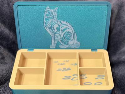 Cat Theme Jewelry Box - AMS
