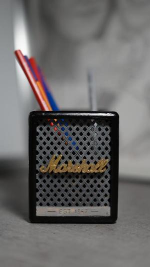 Marshall Pencil holder, desk organizer 