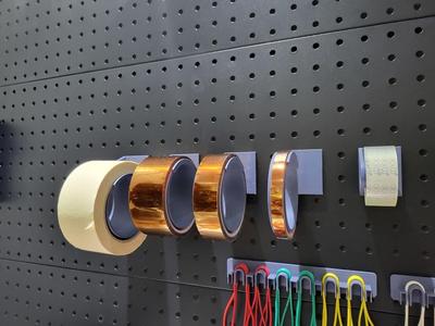 [Parametric] Pegboard mounted tape holder