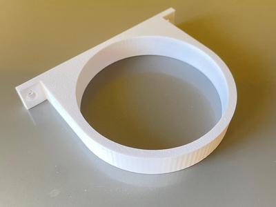Wall-mounted cup holder