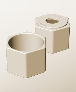 CH96-80-P Stacking pierced module bin for modern home decor