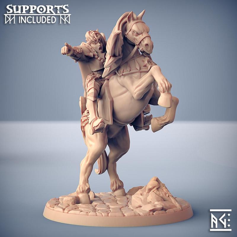 Morgana on Warhorse - Fighters Guild Hero on Warhorse