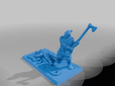 Lion Rampant Battered status marker