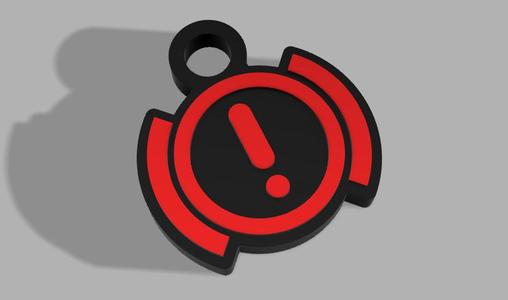 Handbrake light keychain