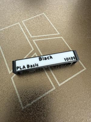 Filament Spool Clip + Tag