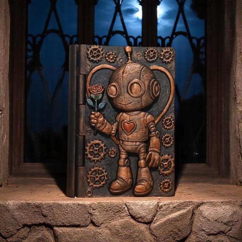 Steampunk Robot Book Box