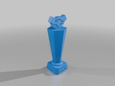 Troféu Mão - Vácuo do Ano 2024 - Mão Simplificada