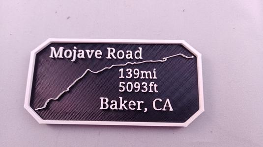 Maverick's Trail Badge Mojave Road Baker California