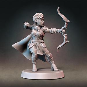 Elf Ranger Type B with Modular Hands and Weapons (Presupported)