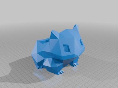 Bulbasaur (Printable with no Infill with more drainholes)