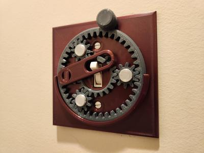 Planetary Gear Light Switch Cover