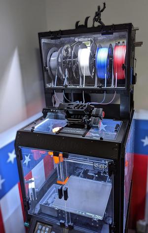 Printer Box extended feet + chimney + chimney extension (110mm)