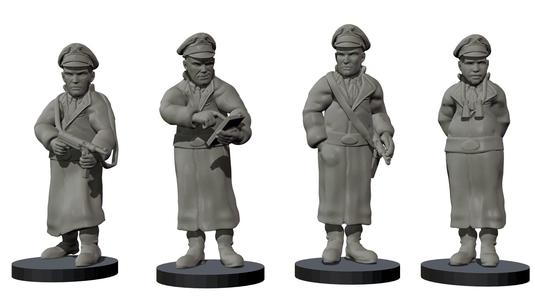 Gestapo – French army WW2 – 28mm for wargame
